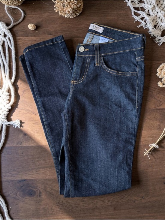 Judy Blue Denim - Judy Blue Womens Jeans Size 3/26 Dark Wash Stretch Mid Rise Skinny Denim